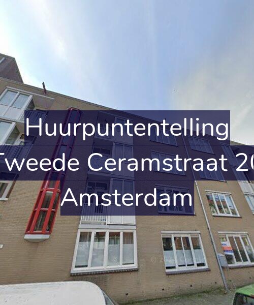 Foto gevel Huurpuntentelling voor Tweede Ceramstraat 20, Amsterdam