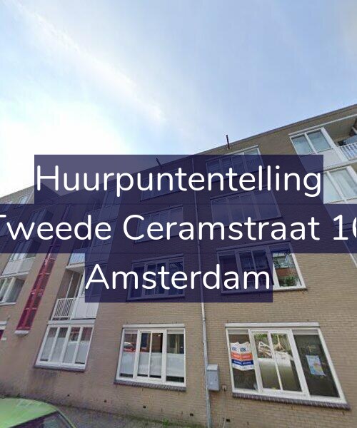 Foto gevel Huurpuntentelling voor Tweede Ceramstraat 16, Amsterdam