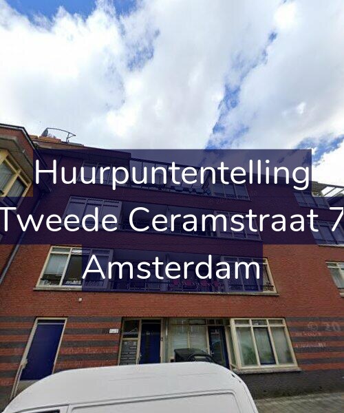 Foto gevel Huurpuntentelling voor Tweede Ceramstraat 7, Amsterdam