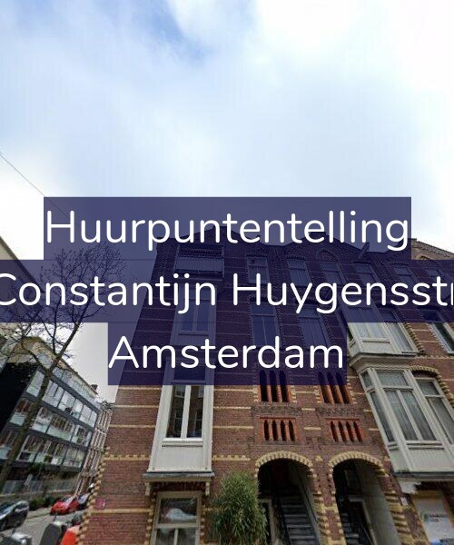 Foto gevel Huurpuntentelling voor Tweede Constantijn Huygensstraat 43-2, Amsterdam
