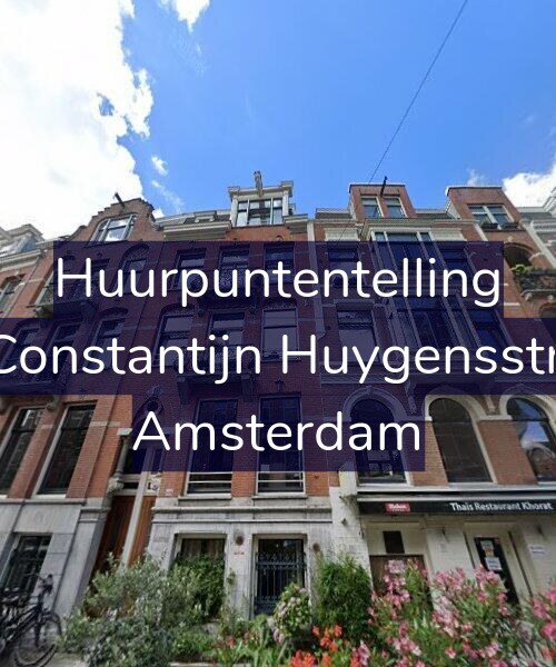 Foto gevel Huurpuntentelling voor Tweede Constantijn Huygensstraat 66-A, Amsterdam