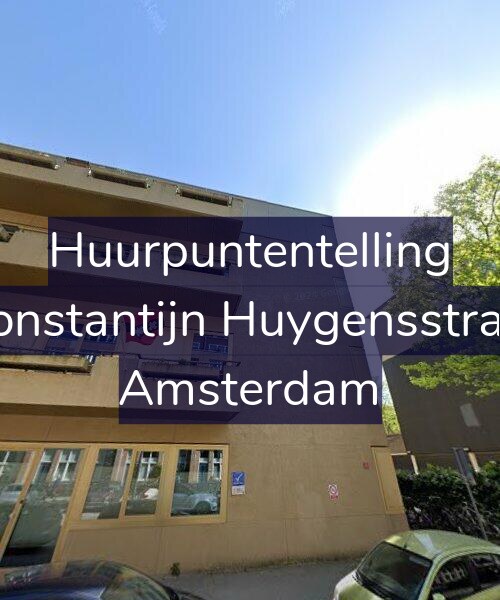 Foto gevel Huurpuntentelling voor Tweede Constantijn Huygensstraat 39-D17, Amsterdam