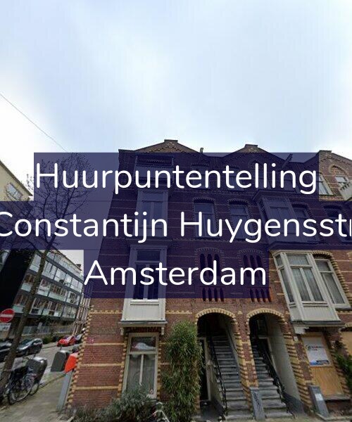 Foto gevel Huurpuntentelling voor Tweede Constantijn Huygensstraat 43-1, Amsterdam