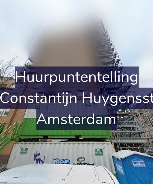 Foto gevel Huurpuntentelling voor Tweede Constantijn Huygensstraat 4-B, Amsterdam