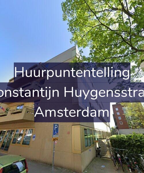 Foto gevel Huurpuntentelling voor Tweede Constantijn Huygensstraat 39-D21, Amsterdam