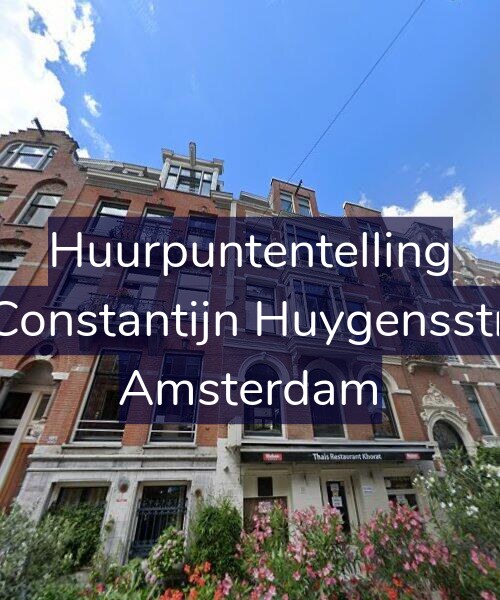 Foto gevel Huurpuntentelling voor Tweede Constantijn Huygensstraat 64-1, Amsterdam