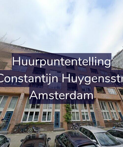 Foto gevel Huurpuntentelling voor Tweede Constantijn Huygensstraat 20-A, Amsterdam