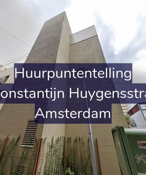 Foto gevel Huurpuntentelling voor Tweede Constantijn Huygensstraat 39-A6, Amsterdam