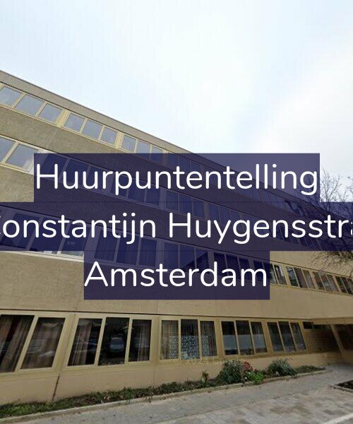 Foto gevel Huurpuntentelling voor Tweede Constantijn Huygensstraat 39-C3, Amsterdam