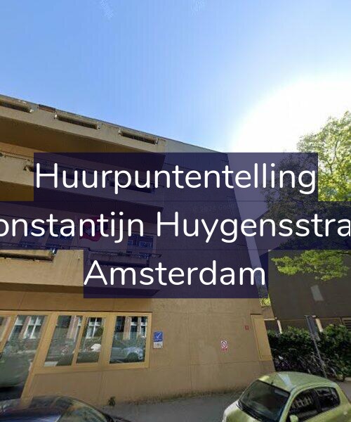 Foto gevel Huurpuntentelling voor Tweede Constantijn Huygensstraat 39-D18, Amsterdam