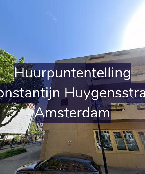 Foto gevel Huurpuntentelling voor Tweede Constantijn Huygensstraat 39-C22, Amsterdam