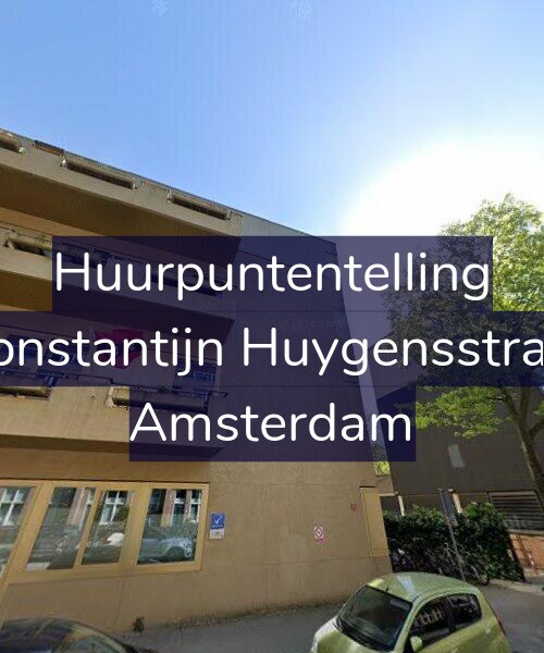 Foto gevel Huurpuntentelling voor Tweede Constantijn Huygensstraat 39-A18, Amsterdam