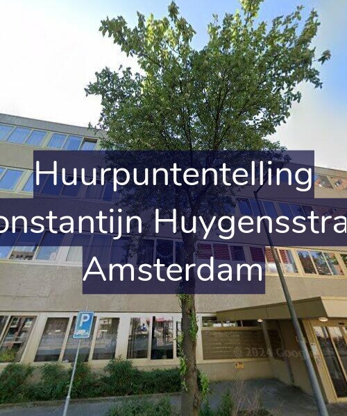 Foto gevel Huurpuntentelling voor Tweede Constantijn Huygensstraat 39-D15, Amsterdam