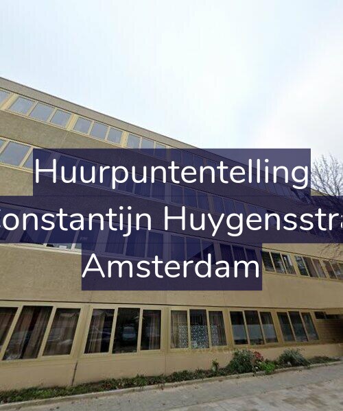 Foto gevel Huurpuntentelling voor Tweede Constantijn Huygensstraat 39-B4, Amsterdam