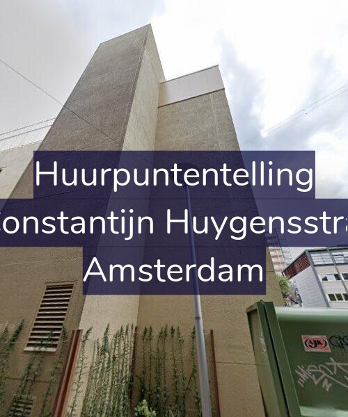 Foto gevel Huurpuntentelling voor Tweede Constantijn Huygensstraat 39-C7, Amsterdam
