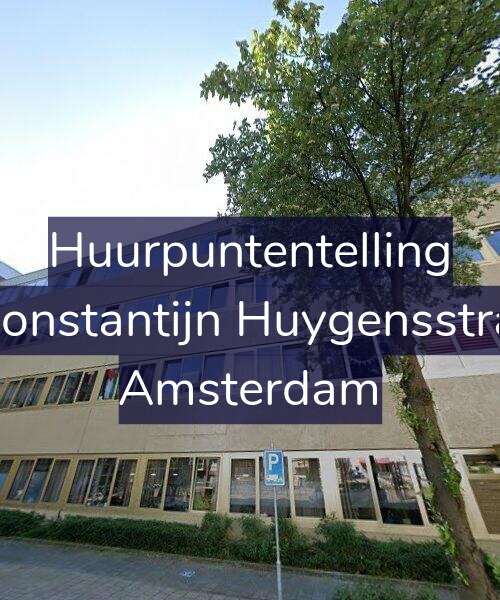 Foto gevel Huurpuntentelling voor Tweede Constantijn Huygensstraat 39-A3, Amsterdam