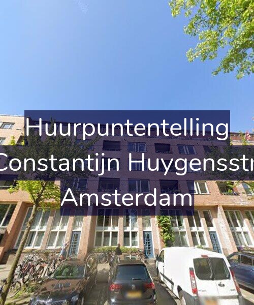 Foto gevel Huurpuntentelling voor Tweede Constantijn Huygensstraat 26-A, Amsterdam