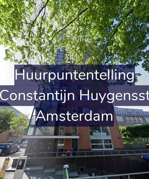 Foto gevel Huurpuntentelling voor Tweede Constantijn Huygensstraat 8-A, Amsterdam
