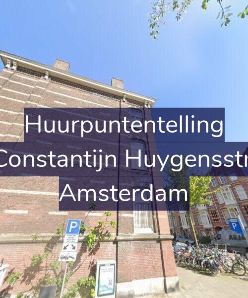 Foto gevel Huurpuntentelling voor Tweede Constantijn Huygensstraat 42-A, Amsterdam