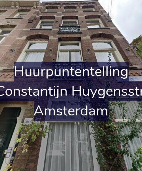 Foto gevel Huurpuntentelling voor Tweede Constantijn Huygensstraat 30-C, Amsterdam