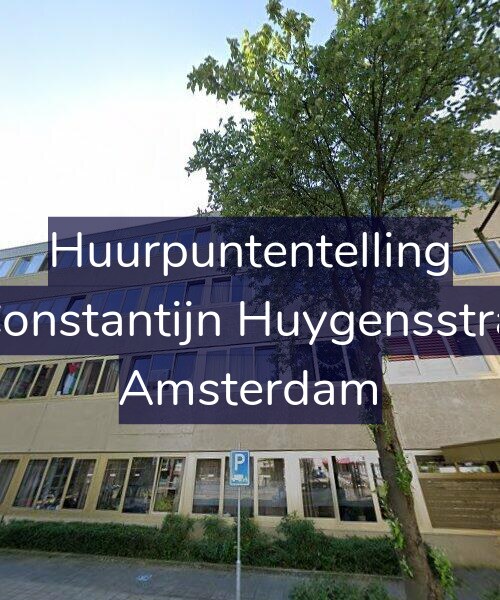 Foto gevel Huurpuntentelling voor Tweede Constantijn Huygensstraat 39-B3, Amsterdam