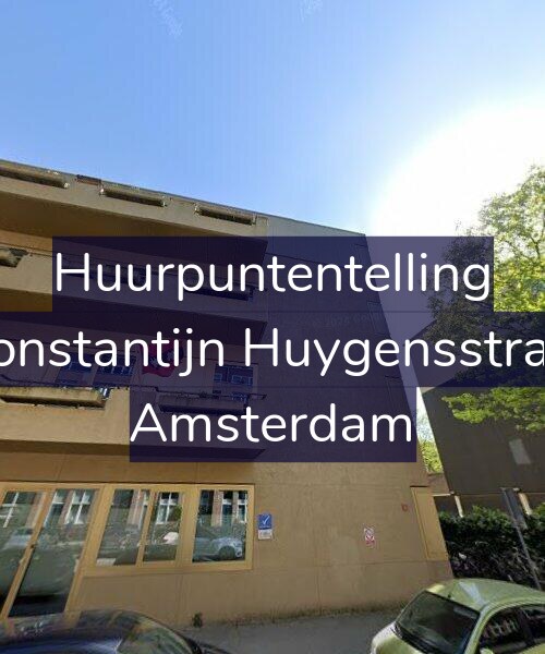 Foto gevel Huurpuntentelling voor Tweede Constantijn Huygensstraat 39-C18, Amsterdam