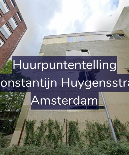 Foto gevel Huurpuntentelling voor Tweede Constantijn Huygensstraat 39-D9, Amsterdam