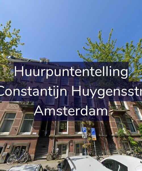 Foto gevel Huurpuntentelling voor Tweede Constantijn Huygensstraat 34-A, Amsterdam