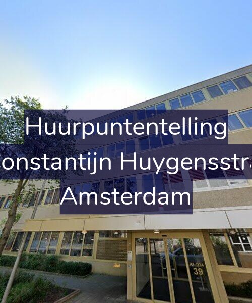 Foto gevel Huurpuntentelling voor Tweede Constantijn Huygensstraat 39-B1, Amsterdam