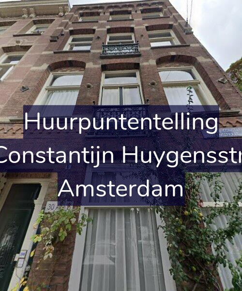 Foto gevel Huurpuntentelling voor Tweede Constantijn Huygensstraat 30-D, Amsterdam