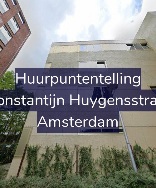 Foto gevel Huurpuntentelling voor Tweede Constantijn Huygensstraat 39-C12, Amsterdam