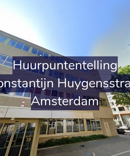 Foto gevel Huurpuntentelling voor Tweede Constantijn Huygensstraat 39-D24, Amsterdam