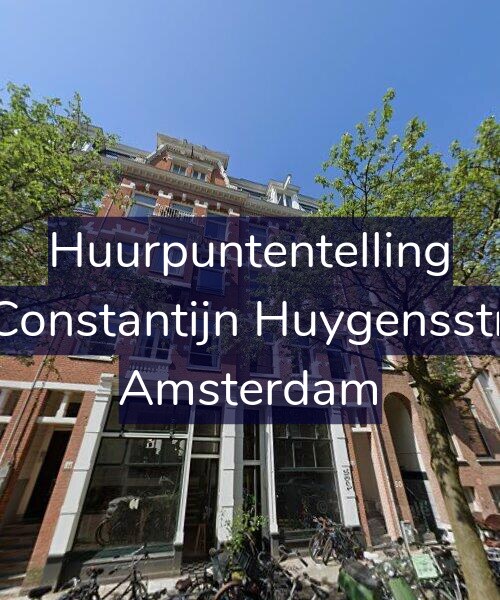 Foto gevel Huurpuntentelling voor Tweede Constantijn Huygensstraat 52-4, Amsterdam