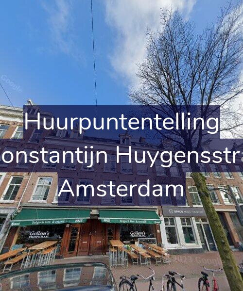 Foto gevel Huurpuntentelling voor Tweede Constantijn Huygensstraat 60-1R, Amsterdam