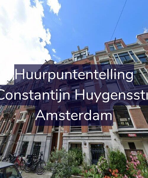 Foto gevel Huurpuntentelling voor Tweede Constantijn Huygensstraat 66-B, Amsterdam