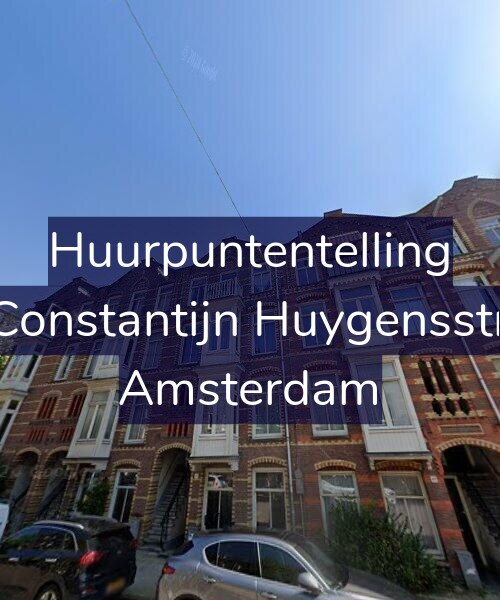 Foto gevel Huurpuntentelling voor Tweede Constantijn Huygensstraat 47-1, Amsterdam
