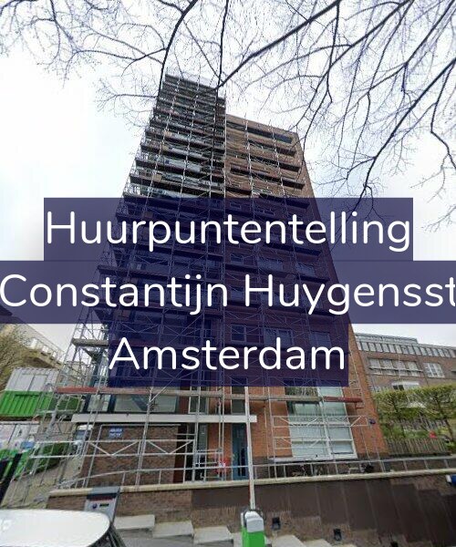 Foto gevel Huurpuntentelling voor Tweede Constantijn Huygensstraat 8-D, Amsterdam