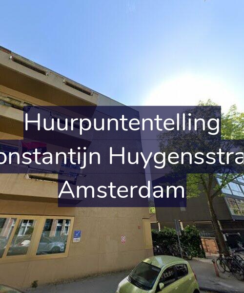 Foto gevel Huurpuntentelling voor Tweede Constantijn Huygensstraat 39-C21, Amsterdam