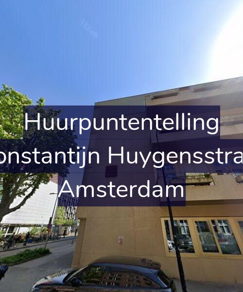 Foto gevel Huurpuntentelling voor Tweede Constantijn Huygensstraat 39-D22, Amsterdam