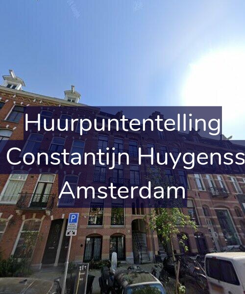 Foto gevel Huurpuntentelling voor Tweede Constantijn Huygensstraat 63, Amsterdam