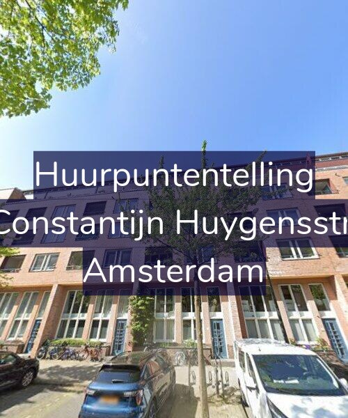Foto gevel Huurpuntentelling voor Tweede Constantijn Huygensstraat 18-D, Amsterdam