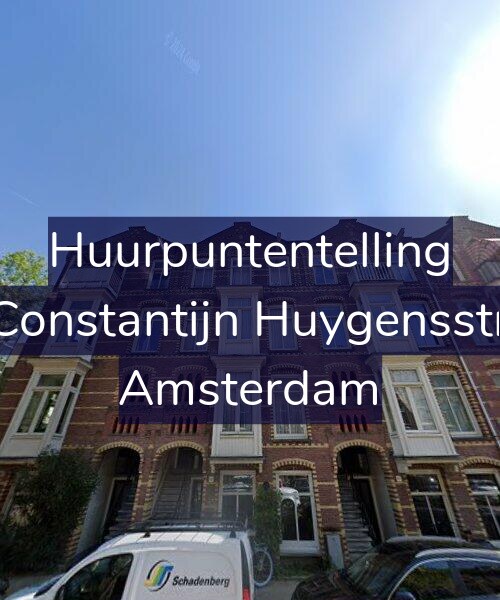 Foto gevel Huurpuntentelling voor Tweede Constantijn Huygensstraat 45-1, Amsterdam