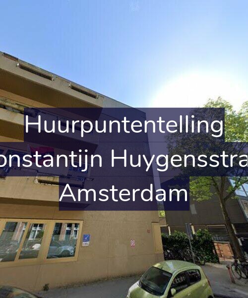 Foto gevel Huurpuntentelling voor Tweede Constantijn Huygensstraat 39-B21, Amsterdam