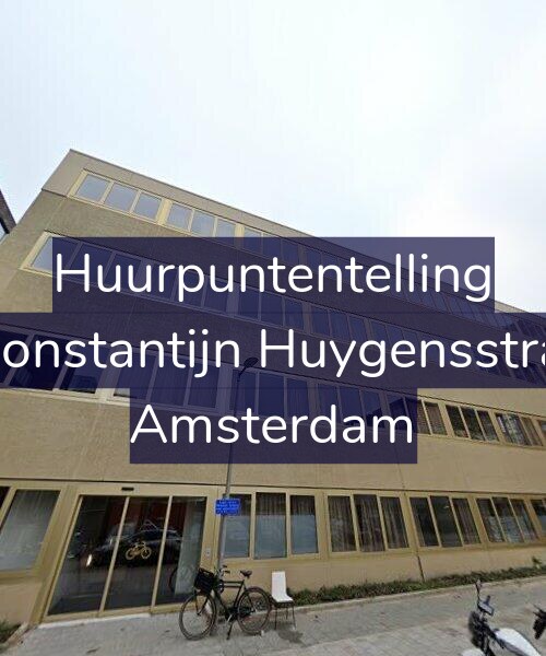Foto gevel Huurpuntentelling voor Tweede Constantijn Huygensstraat 39-A5, Amsterdam