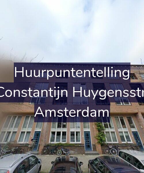 Foto gevel Huurpuntentelling voor Tweede Constantijn Huygensstraat 26-D, Amsterdam