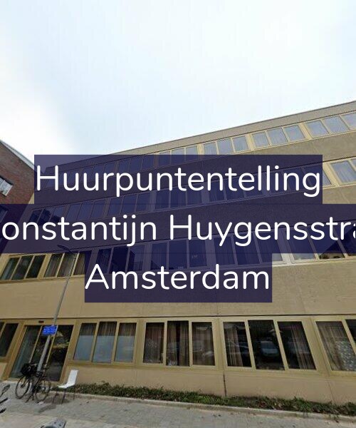 Foto gevel Huurpuntentelling voor Tweede Constantijn Huygensstraat 39-D6, Amsterdam