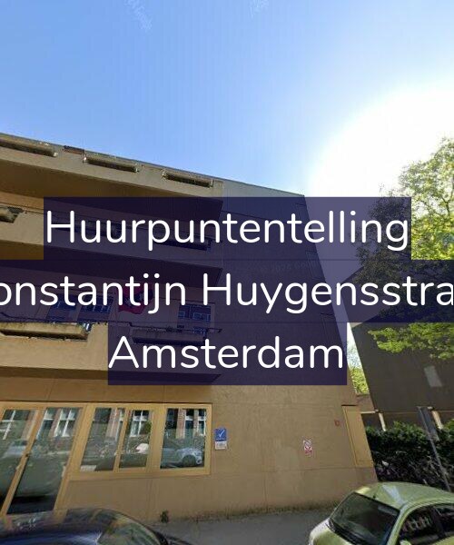 Foto gevel Huurpuntentelling voor Tweede Constantijn Huygensstraat 39-A16, Amsterdam
