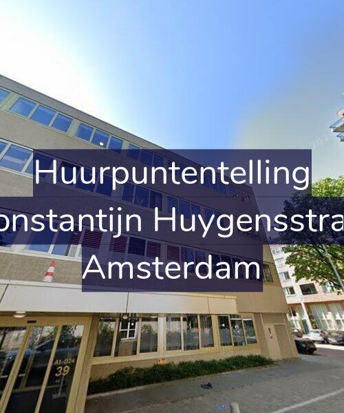 Foto gevel Huurpuntentelling voor Tweede Constantijn Huygensstraat 39-B24, Amsterdam
