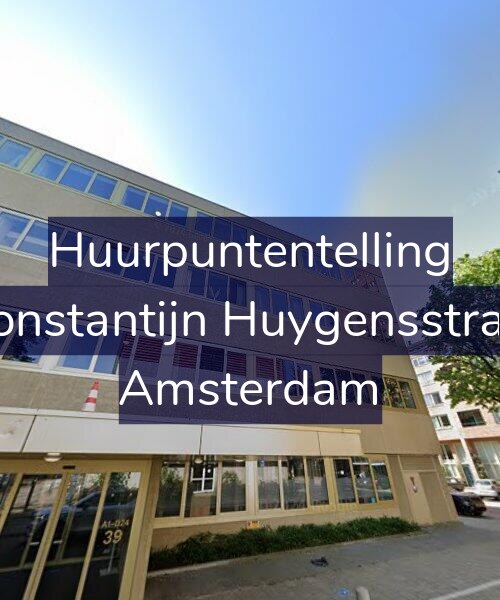 Foto gevel Huurpuntentelling voor Tweede Constantijn Huygensstraat 39-C24, Amsterdam