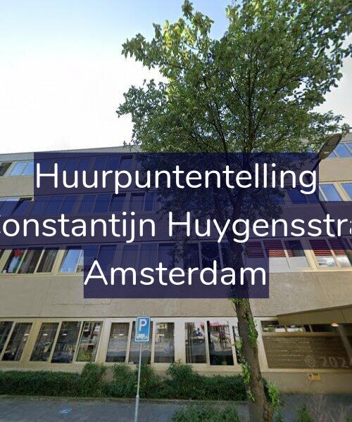 Foto gevel Huurpuntentelling voor Tweede Constantijn Huygensstraat 39-C1, Amsterdam